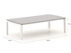 Bellagio Ciane Loungetisch 120x65x34 cm
