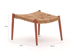 Bellagio Cino Lounge Gartenhocker 55x55 cm