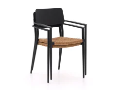 Bellagio Cino/Menzano 160 cm Gartenmöbel-Set 5-teilig stapelbar