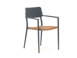 Bellagio Cino/Sora ø 90 cm Gartenmöbel-Set 5-teilig stapelbar