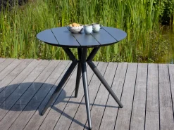 Bellagio Cino/Sora ø 90 cm Gartenmöbel-Set 3-teilig stapelbar
