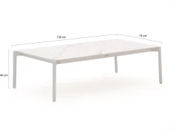 Bellagio Cupello loungetisch 130x70x40 cm