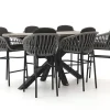 Bellagio Cupello/ROUGH-Y Ellips 240 cm Gartenbar-Set 7-teilig stapelbar
