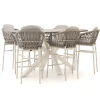 Bellagio Cupello/ROUGH-Y Ellips 240 cm Gartenbar-Set 7-teilig stapelbar