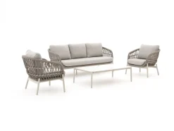 Bellagio Cupello Sessel-Sofa Lounge-Set 4-teilig