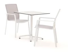Bellagio Dranera/Canzo 70 cm Gartenmöbel-Set 3-teilig stapelbar