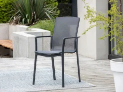 Bellagio Dranera/Fidenza oval 180 cm Gartenmöbel-Set 5-teilig stapelbar