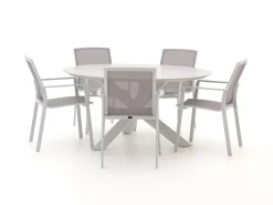 Bellagio Dranera/Lodola ø 150 cm Gartenmöbel-Set 6-teilig stapelbar