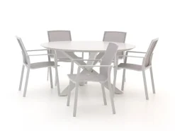 Bellagio Dranera/Lodola ø 150 cm Gartenmöbel-Set 6-teilig stapelbar