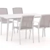 Bellagio Dranera/Sora 160 cm Gartenmöbel-Set 5-teilig stapelbar