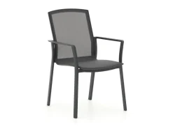Bellagio Dranera/Sora ø 127 cm Gartenmöbel-Set 5-teilig stapelbar