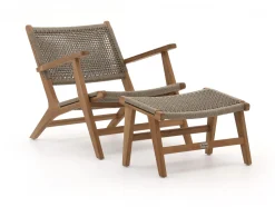 Bellagio Elcito Gartensessel mit Hocker