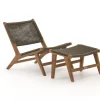 Bellagio Elcito Gartensessel mit Hocker