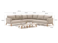 Bellagio Esenta Ecklounge-Set 5-teilig
