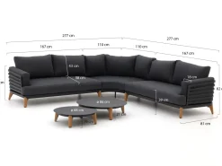 Bellagio Esenta Ecklounge-Set 5-teilig