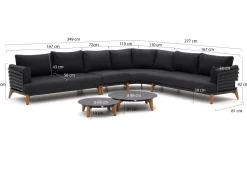 Bellagio Esenta Ecklounge-Set 6-teilig links