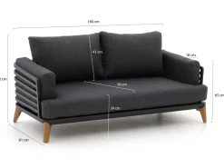 Bellagio Esenta Gartensofa 184 cm