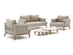 Bellagio Esenta Sessel-Sofa Lounge-Set 5-teilig