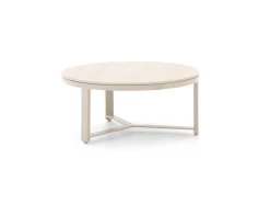 Bellagio Ficarolo Lounge Gartentisch-Set ø 85 cm (h:35 cm)/ø 65 cm (h:30 cm)