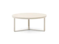 Bellagio Ficarolo Lounge Gartentisch-Set ø 85 cm (h:35 cm)/ø 65 cm (h:30 cm)