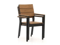 Bellagio Fidenza 160 cm Gartenmöbel-Set mit Bank 4-teilig stapelbar