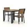 Bellagio Fidenza 90 cm Gartenmöbel-Set 3-teilig stapelbar