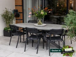 Bellagio Fidenza Gartentisch oval 220x115 cm