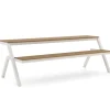 Bellagio Fidenza Picknicktisch Balkon 220x85x75 cm