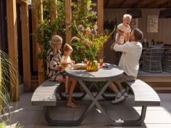 Bellagio Fidenza Picknicktisch 216x200x75 cm