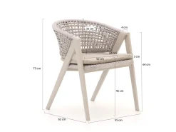 Bellagio Furato Gartentisch 180x106 cm