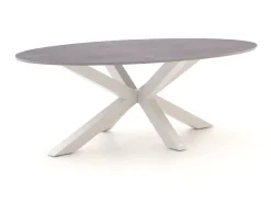 Bellagio Induno Ellips Gartentisch 200x110 cm