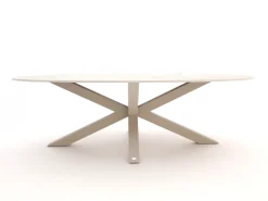 Bellagio Induno Ellips Gartentisch 280x130 cm