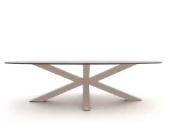 Bellagio Induno Ellips Low Dining Gartentisch 240x120 cm