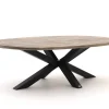 Bellagio Induno Ellips Low Dining Gartentisch 240x120 cm