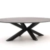 Bellagio Induno Ellips Low Dining Gartentisch 240x120 cm