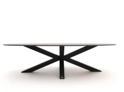 Bellagio Induno Ellips Low Dining Gartentisch 240x120 cm