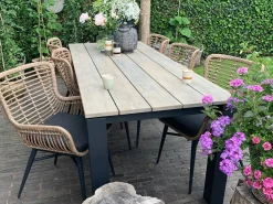 Bellagio Lagundo Gartentisch 180x90x76 cm