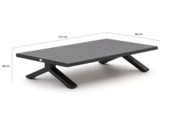 Bellagio La Tomba Loungetisch 80x135 cm