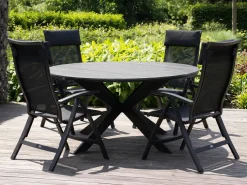 Bellagio Lugo/Fidenza ø149cm dining tuinset 6-delig