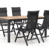 Bellagio Lugo/Fidenza 160cm dining tuinset 5-delig