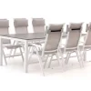 Bellagio Lugo/Fidenza 220 cm Gartenmöbel-Set 7-teilig verstellbar