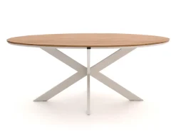 Bellagio Lugo/Fidenza oval 180 cm Gartenmöbel-Set 5-teilig verstellbar