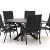 Bellagio Lugo/Lodola ø 150 cm Gartenmöbel-Set 6-teilig stapelbar