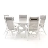 Bellagio Lugo/Lodola ø 150 cm Gartenmöbel-Set 6-teilig verstellbar