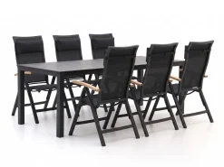 Bellagio Lugo/Menzano 220 cm Gartenmöbel-Set 7-teilig verstellbar