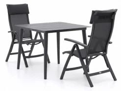 Bellagio Lugo/Sora 90cm dining tuinset 3-delig