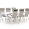 Bellagio Lugo/Sora 220 cm Gartenmöbel-Set 7-teilig verstellbar