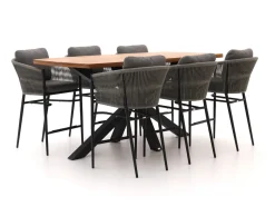 Bellagio Mineo/Induno Dänisch oval 220cm Gartenbar 7-Teilig