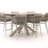 Bellagio Mineo/ROUGH-Y Ellips 240 cm Gartenbar-Set 7-teilig