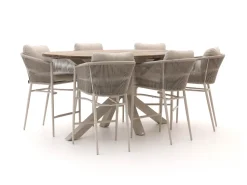 Bellagio Mineo/ROUGH-Y Ellips 240 cm Gartenbar-Set 7-teilig